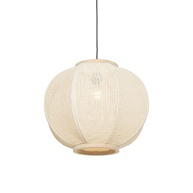 Orientalische Hängelampe Naturstoff 48 Cm - Rob