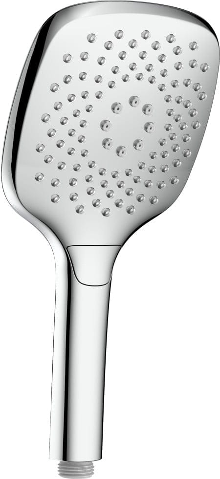 Primaster - Handbrause 3 Strahlarten Water Flow Quadratisch Chrom Wassersparend Handbrause