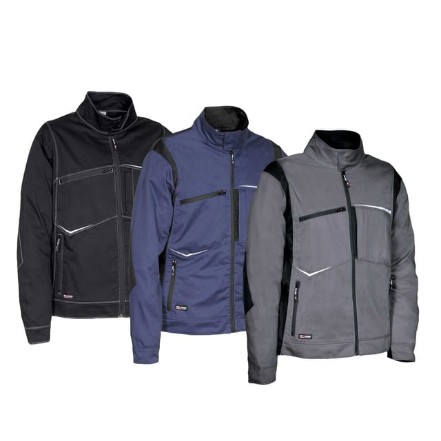 Lefkada Arbeitsjacke - 46 - Blau - Blau - Cofra