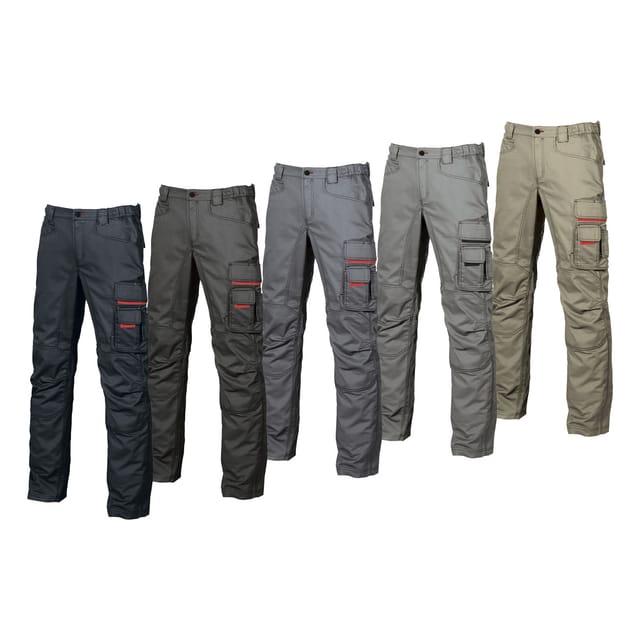 U-power - U Power Smile Arbeitshose - 46 - Hellgrau - Hellgrau
