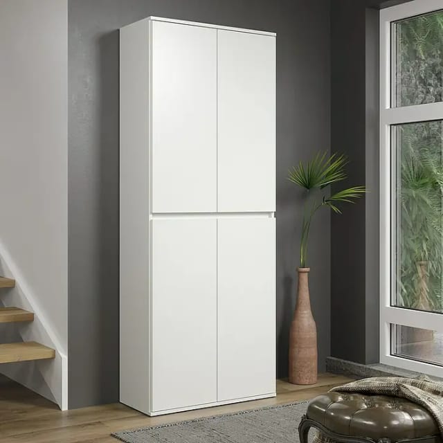Trendteam - Nevada Kleiderschrank 4 Türen, Weiß.