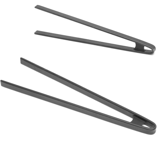 Silikon-servierzange, Schwarz, (l)290mm - Hendi