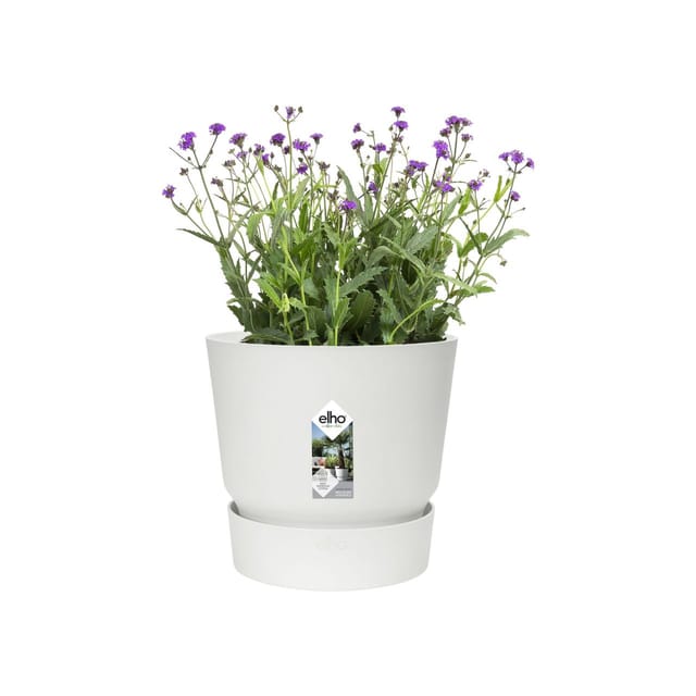 Elho Greenville Pflanztopf 25 Cm Wei Pflanztopf