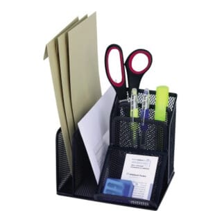 Wedo - Tischorganizer ® Office 15,8 X 13,5 X 14,5 Cm (b X H X T) Nicht Gefüllt Metall Schwarz