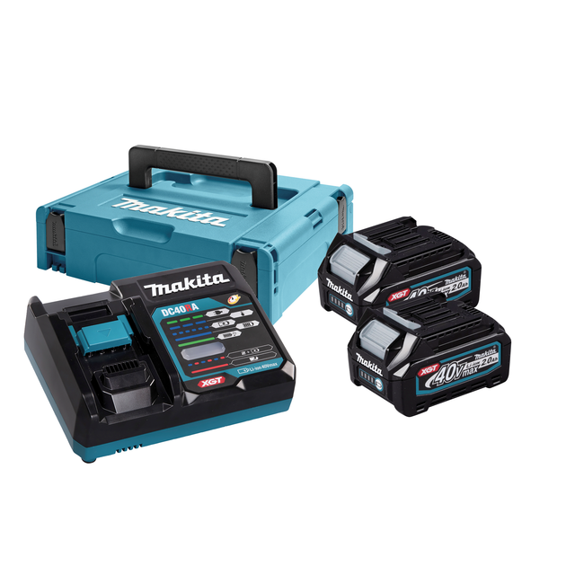 Makita - Power Source Kit Li 40v Inkl. Schnellladegerät Dc40ra Und 2x Akkus Bl4020 2,0 Ah Im Macpak Gr. 1 - 191v07-0