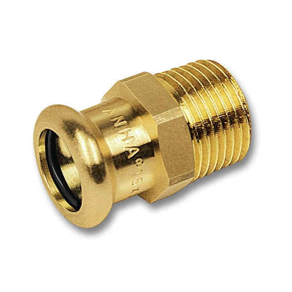 Buderus - Nippel Zum Pressen Auf Kupfer, Durchmesser 28 Mm, Mit 33x42 Außengewinde.