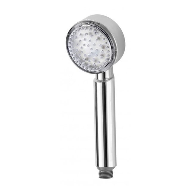 Trade Shop Traesio - Trade Shop - Duschkopf Aus Verchromtem Abs, Einzelfunktions-led-duschkopf -