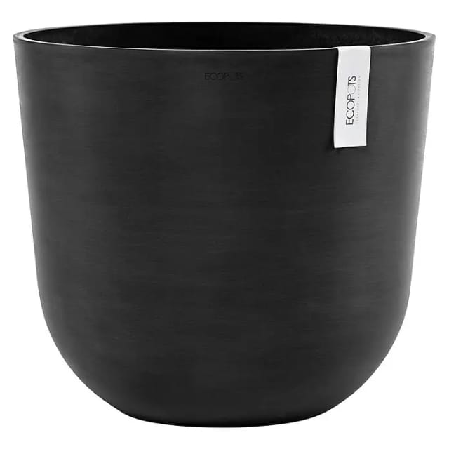 Ecopots Oslo 45 Blumentopf – L 45 Cm X H 39,4 Cm – Dunkelgrau – Innen- Und Außenbereich