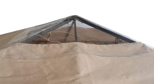 Ersatzdach 3x3m Clear Top Pavillondach Sand Ersatzbezug