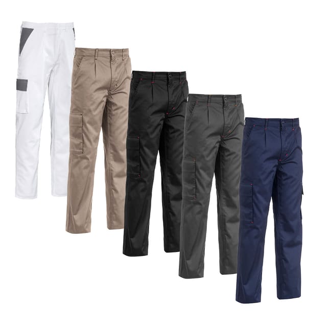 Brico Dea - Sottozero Energy 14030 Arbeitshose Mit Mehreren Taschen - L - Blau