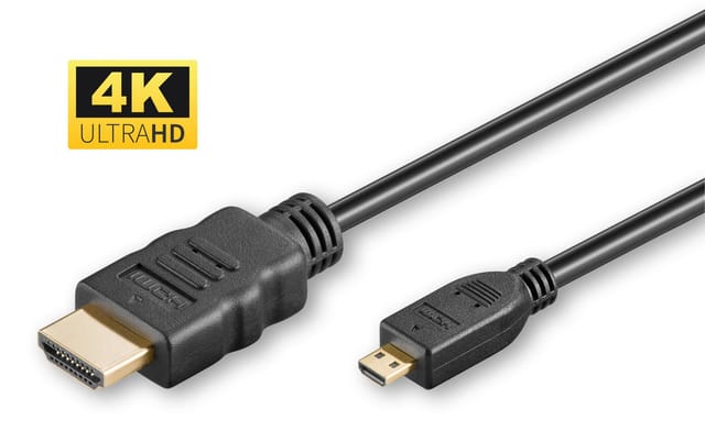 Hdm19191v2.0d Hdmi-kabel 1 M Hdmi Typ D (micro) Hdmi Typ A (standard) Schwarz - Microconnect