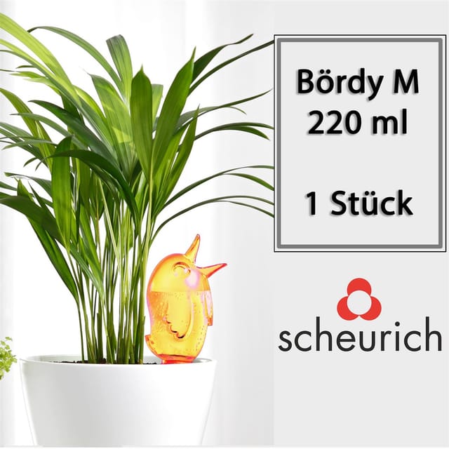 Scheurich - Bewässerungssystem Bördy M 1 X Orange 220ml Volumen Wasserspender Wasserspender Bördy M 220 Ml