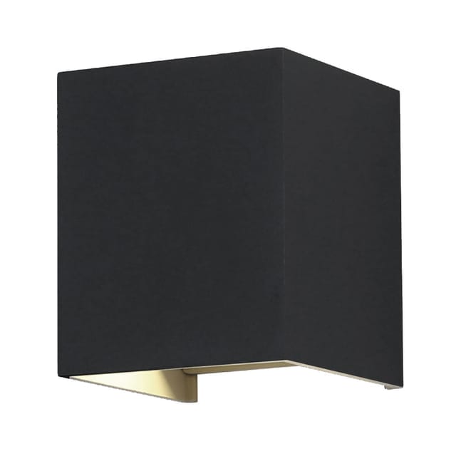 Etc-shop - Wandlampe Aussen Up And Down Leuchten Aussen Led Wandleuchte Außen, Einstellbarer Lichtkegel, Alu Schwarz, Led 5w 700lm Neutralweiß, Lxbxh 10x10x10 Cm