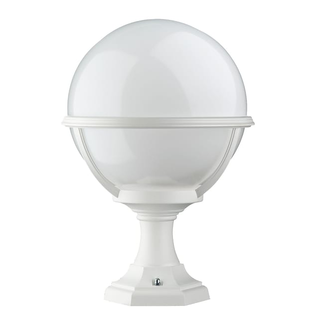 Cristher - Gartenleuchtfeuer Clic-clac Globo Ip43 E27 42w 400mm Weiß