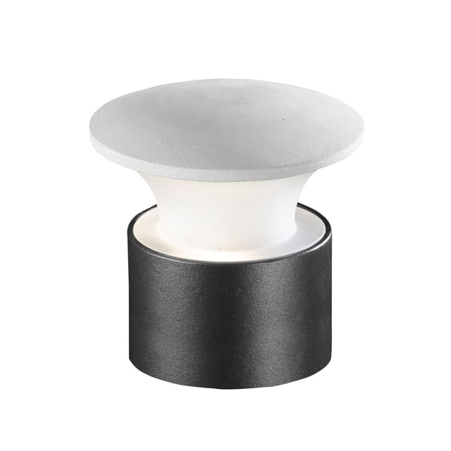 Wandleuchte Gartenleuchte Push Ip65 Led Smd Ac 8.70w 830lm Cri80 4000k 140mm Anthrazit Stein Leccese