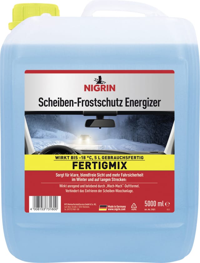 Scheibenfrostschutz Energizer Fertigmix -18°c 5l - Nigrin