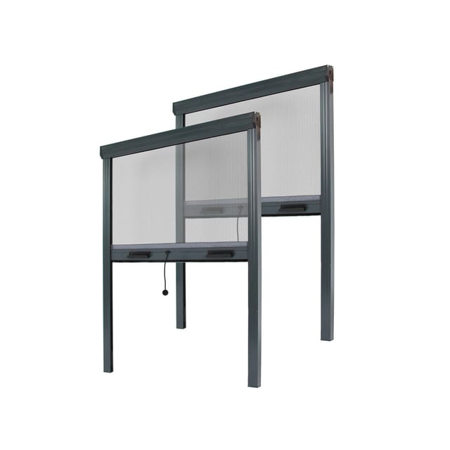 Angebot Insektenschutzrollo 2er Set - B 800 X H 1300 Mm - Aluminium - Anthrazitgrau Ral 7016 - Zuschneidbar