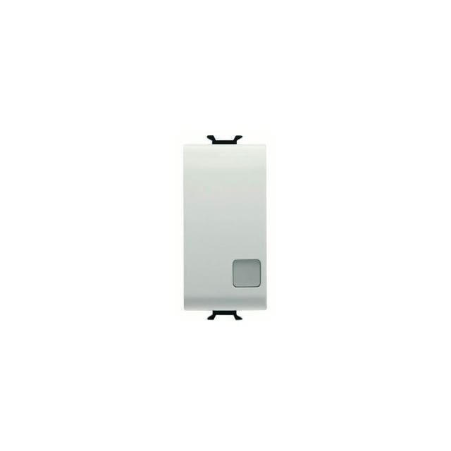 Gewiss - Zweipoliger Schalter 250v Ac 16ax Beleuchtbar 1m Gloss White Chorusmart Gw10005