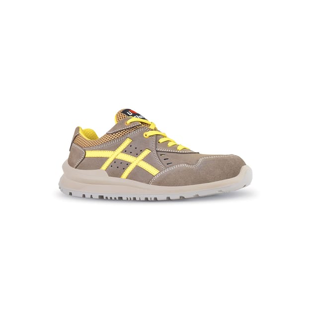 Sicherheitshalbschuhe Michael S1p Src - Braun/gelb 41