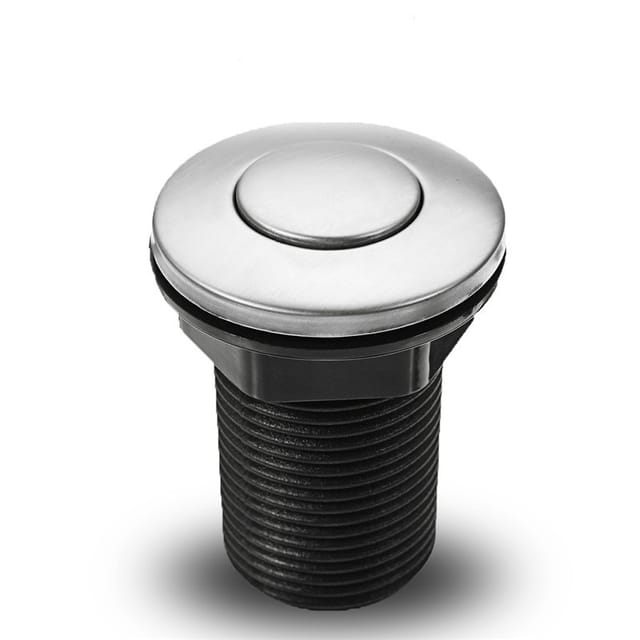 Druckknopf-luftschalter Für Badewanne, Spa, Abfall, Müll, Schwarz, 34 Mm, Semaket, Schwarz