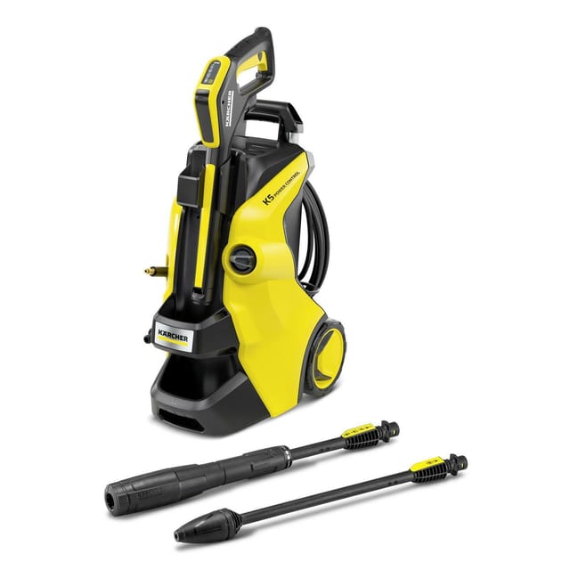 Hochdruckreiniger Kärcher K 5 Power Control, Druck: Max. 145 Bar, Fördermenge: 500 L/h, Flächenleistung: 40 M²/h, Wasserfilter, Gewicht: 13 Kg, Hochdruckschlauch Und -pistole, Dreckfräser, Strahlrohr