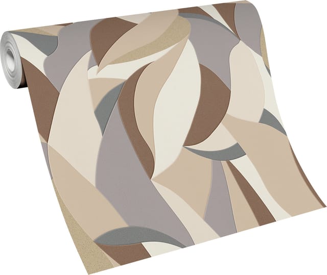Erismann Vliestapete 10331-02 Elle Decoration, Grafisch Beige, 10,05 X 0,53 M