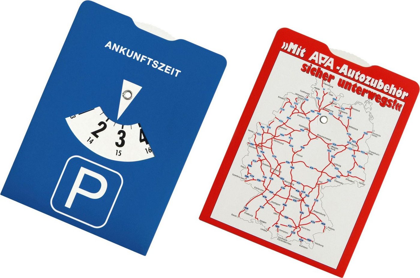 Parkscheibe Blau Karton Parkplatz - Apa