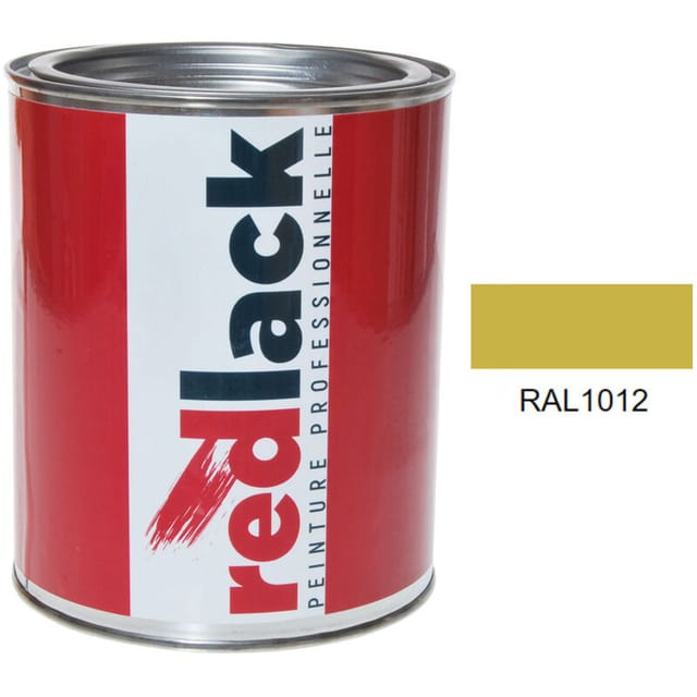 Redlack - Zitronengelb Lack Ral 1012 Seidenmatt Multi-support 1l