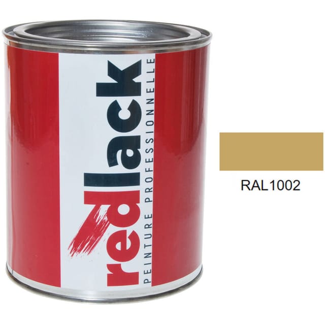Sandgelb Lack Ral 1002 Mehrflächenlack Glänzend 1l Redlack