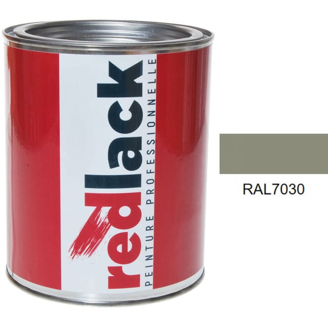 Steingrau Lack Ral 7030 Seidenmatt Multi-support 1l Redlack