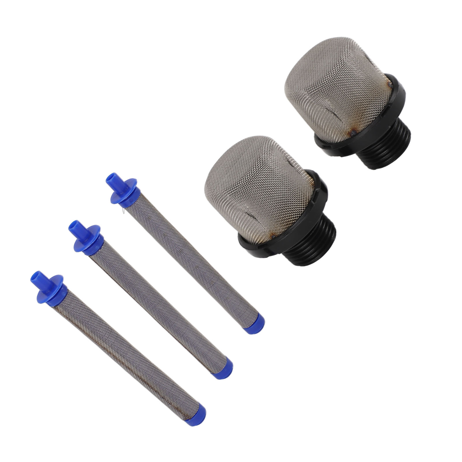 2-teiliger Einlasssaugfilter Und 3-teiliges Filterset Für Airless-spritzgeräte, Waschbar Und Wiederverwendbar, Ersatzsieb Kompatibel Mit Farbspritzgeräten.