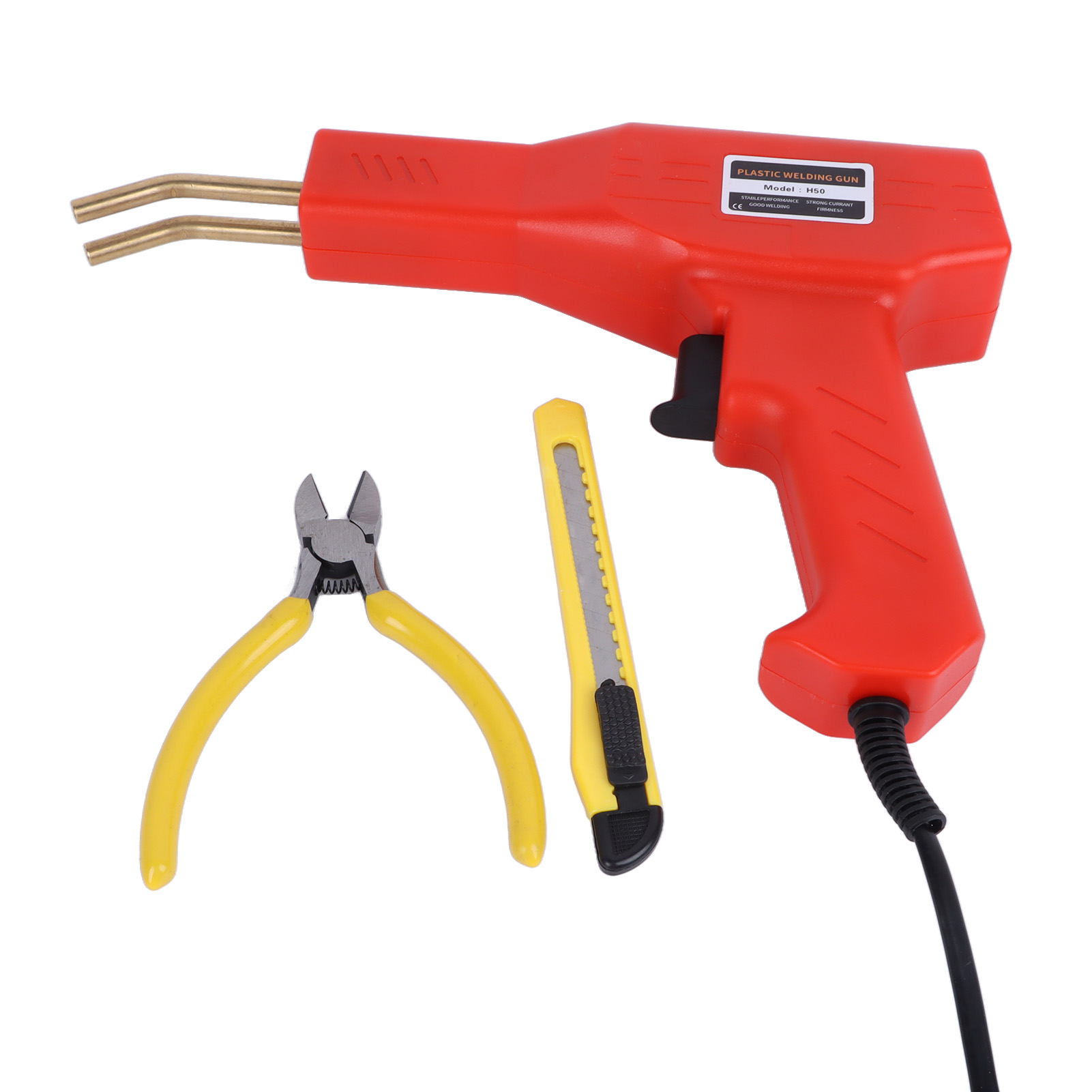 Kunststoff-lötset Mit Schnellheizfunktion, Ergonomischer Thermotacker Für Die Reparatur Von Kunststoffspielzeug, 220-v-eu-stecker