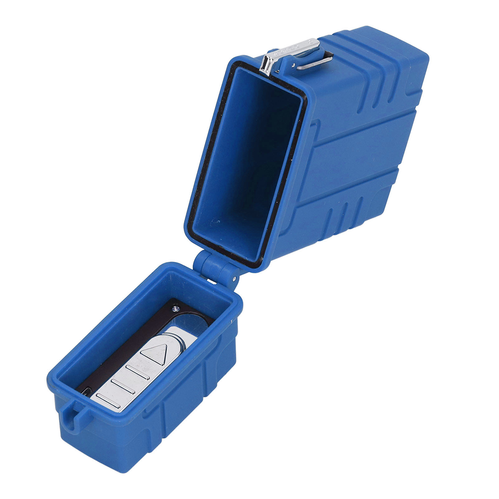 Wasserdichtes, Per Usb Aufladbares Feuerzeug, Großes Fassungsvermögen, Robustes Abs-gehäuse, Wasserdicht, Für Zigaretten, Camping Und Outdoor-aktivitäten, Blau