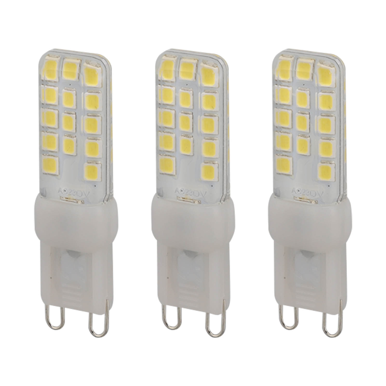 3er-pack Dimmbare G9-led-lampen, Energiesparend, 5-w-sockel, Kaltweiß (6000 K), 110 V, Für Kronleuchter Und Deckenleuchten