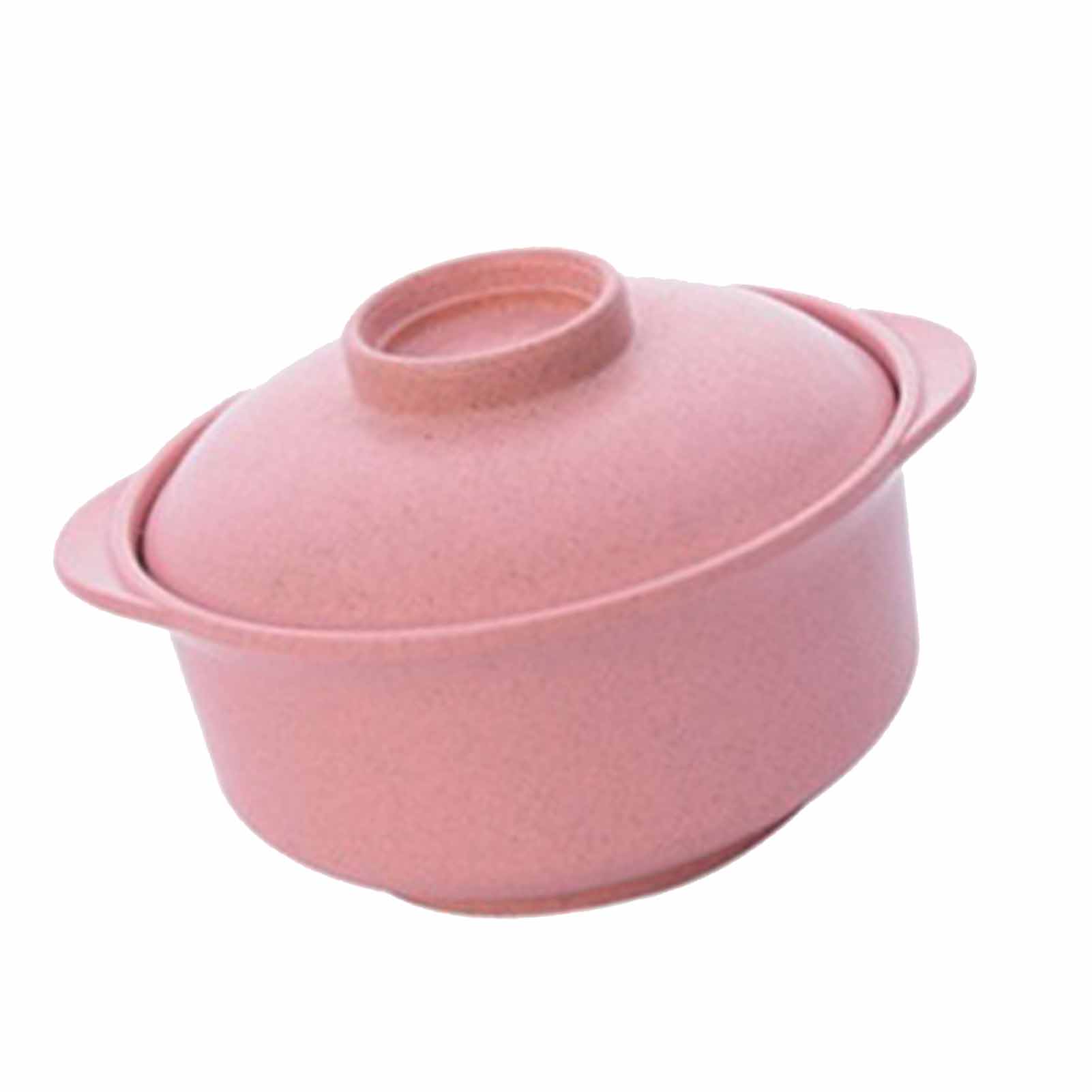 Skandinavische Studenten-nudelschüssel, Multifunktionaler Lebensmittelbehälter Mit Rosa Deckel, 1 Stück, Ideal Für Schnelle Mahlzeiten, Wiederverwendbarer Behälter, Leicht Und Praktisch.