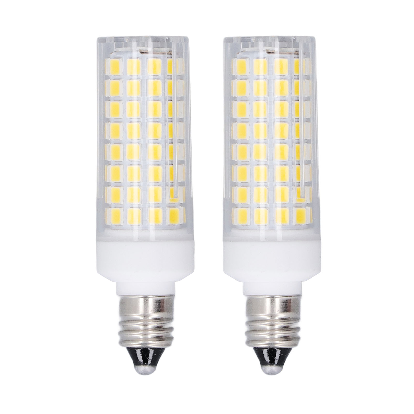 2er-pack Led-maiskolbenlampen, 102 Leds, 10 W, Dimmbar, Natürliches Licht, E11-sockel, Innenbeleuchtung, 100–120 V Wechselstrom