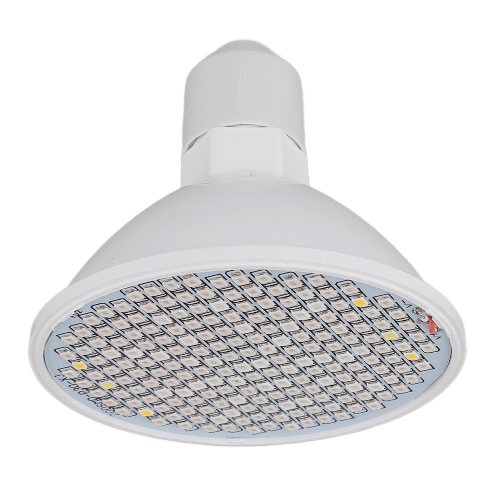 200-led-vollspektrum-led-pflanzenlampe (8 W) Für Zimmerpflanzen, Mit Wärmeableitung, Geeignet Für Gewächshäuser, 110–220 V