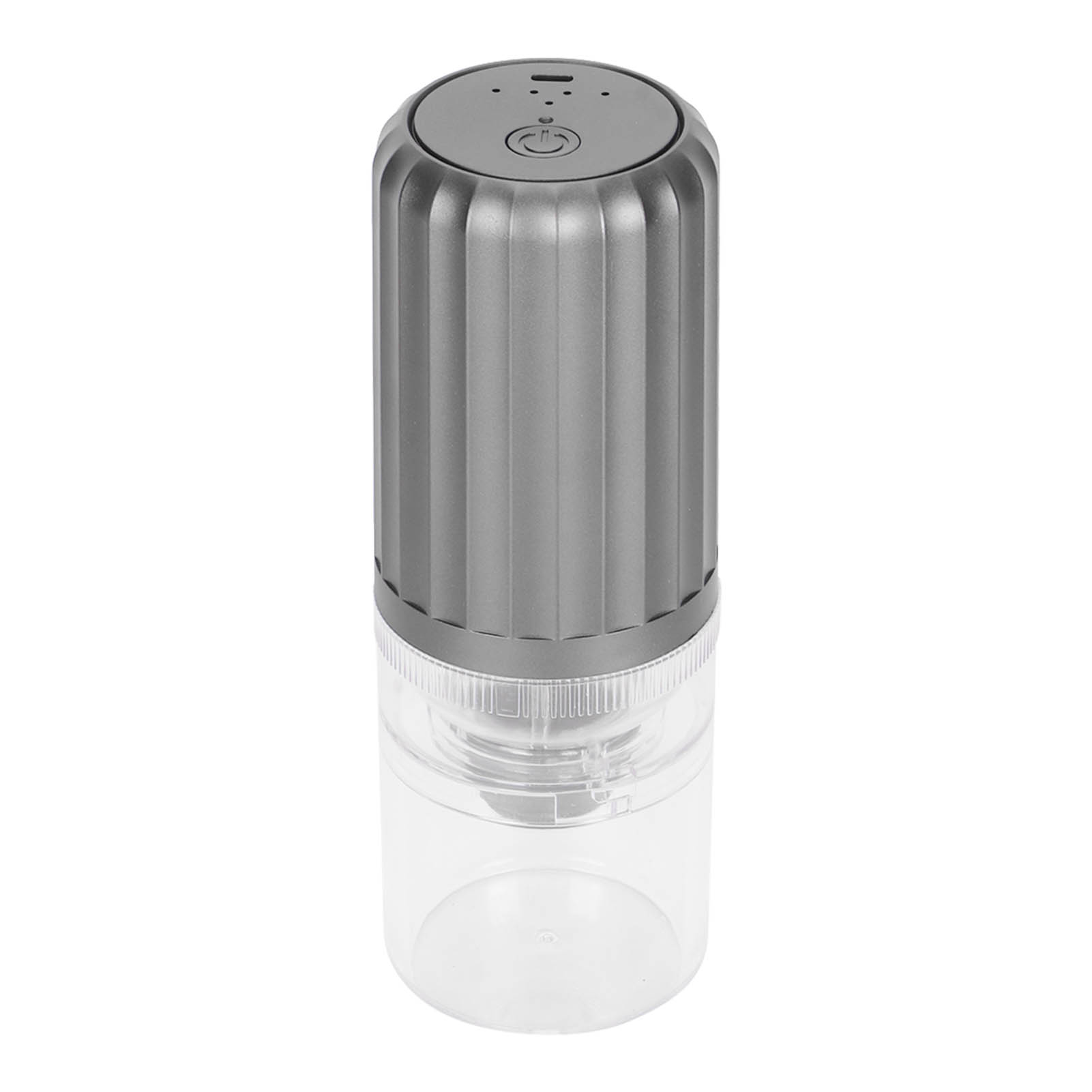 Tragbare Kaffeemühle Mit Einstellbarem Mahlgrad, Usb-aufladbare Elektrische Mühle Für Reisen Und Camping, Kompatibel Mit Kaffeebohnen, Grau, Für Unterwegs