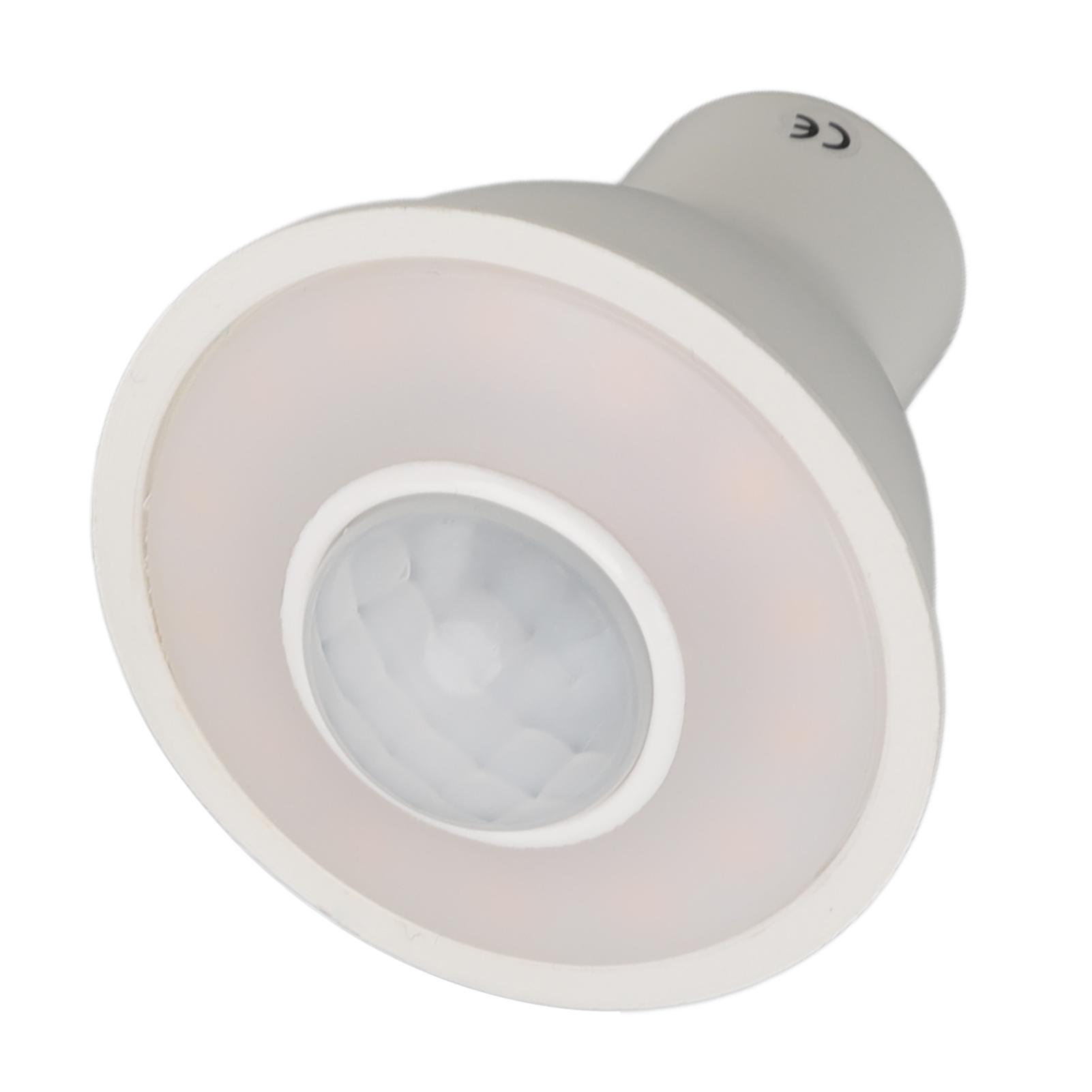 Gu10-infrarotlampe Mit Personenerkennung Für Deckenleuchten, Flure Und Eingangstüren, Warmweißes Licht (3000 K), 5 W, 500 Lm, 100–240 V Wechselstrom