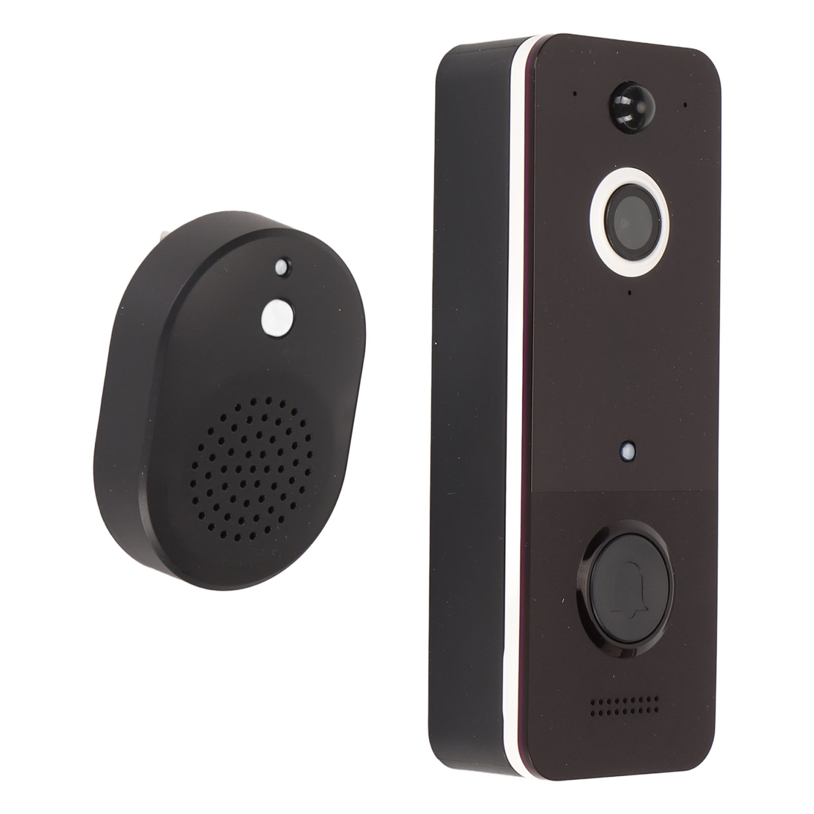 Kabellose Wifi-video-türklingel, Hd-nachtsichtkamera, Ip65 Wasserdicht, Mit Empfänger, Smart-home-sicherheitsset.
