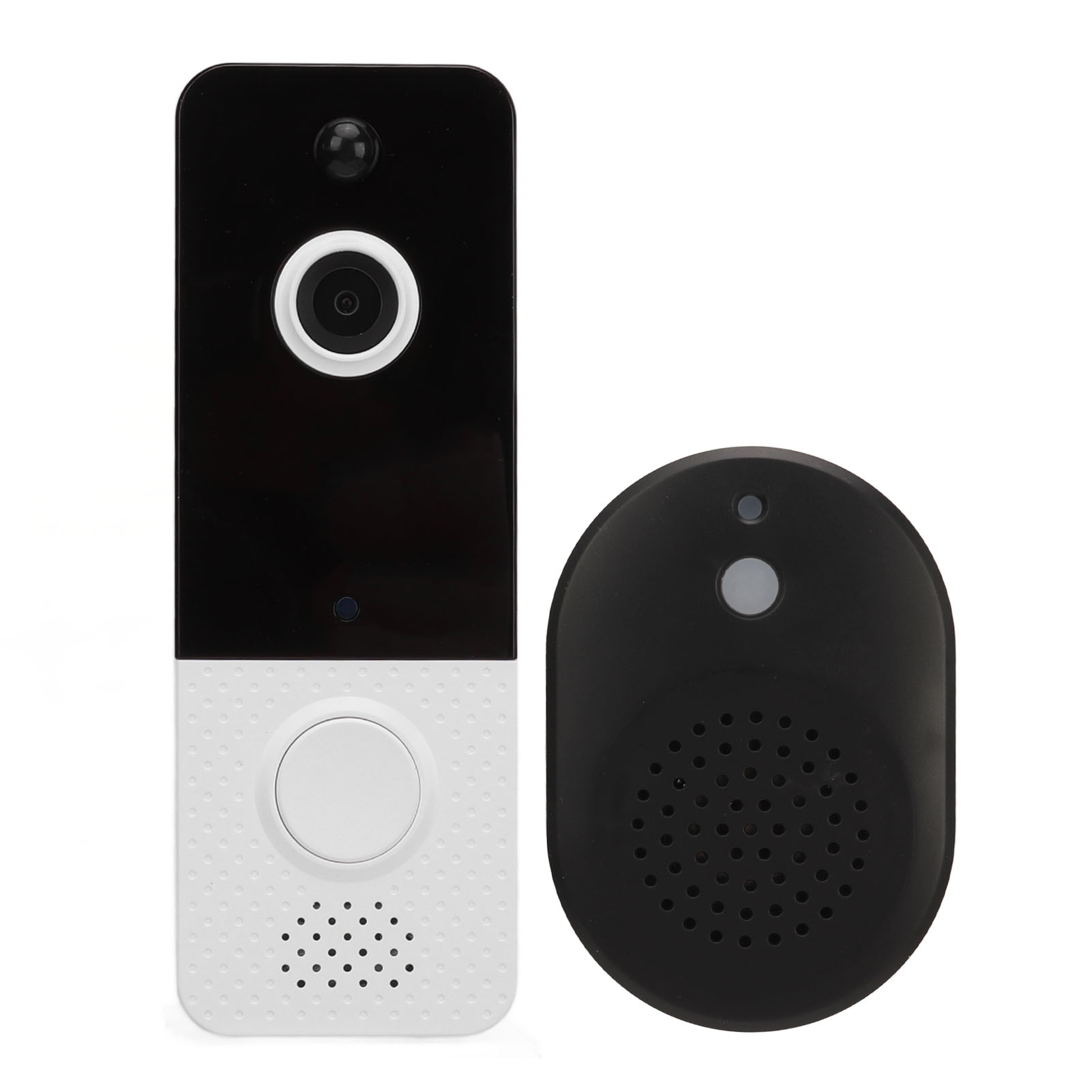 Weiße T8 Hd Wlan-video-türklingel, Sprach-gegensprechanlage Per Mobil-app, Fernüberwachung, Diebstahlschutz, 110-v-us-stecker, Smartphone-kompatibel