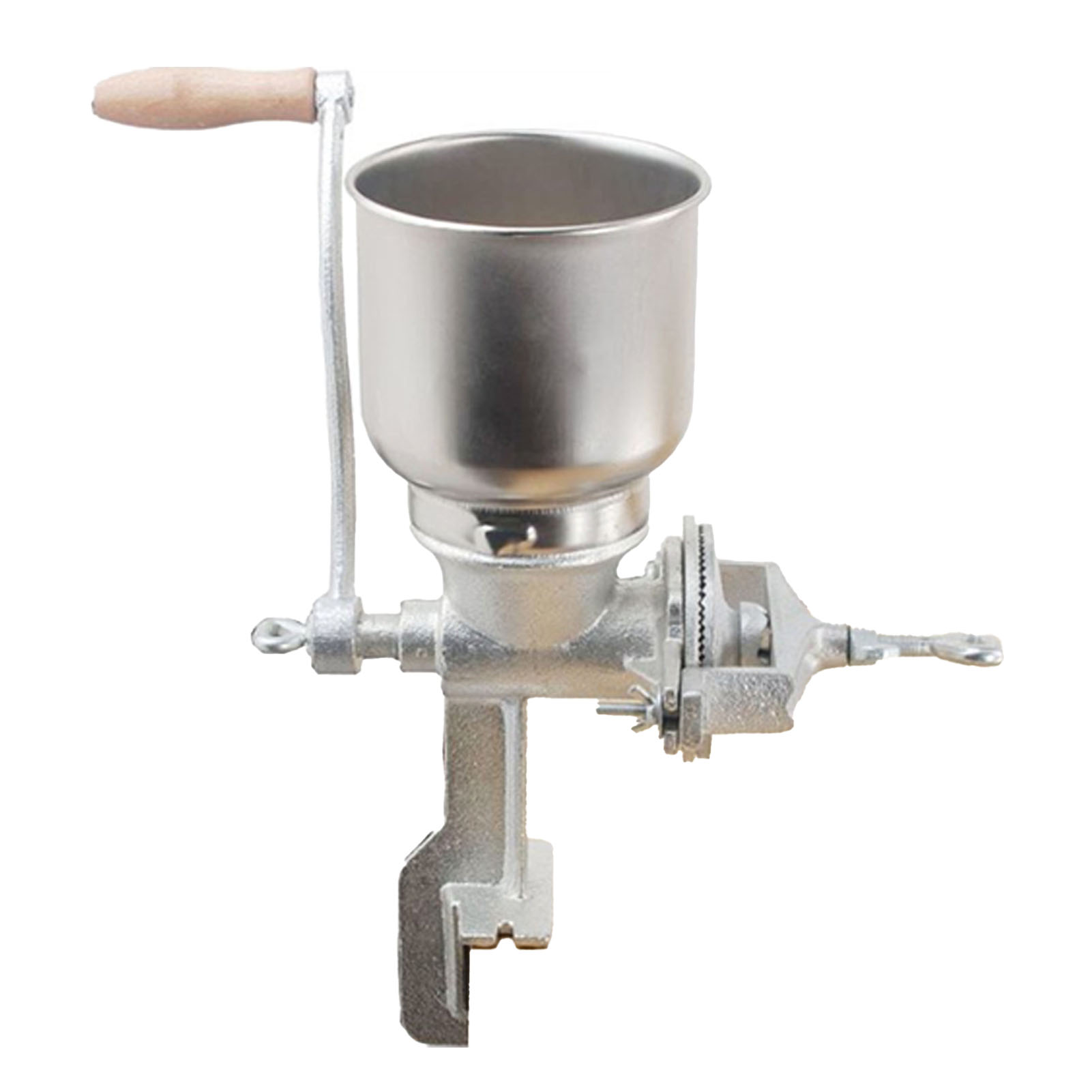 Manuelle Getreidemühle Aus Gusseisen Mit Tischklemme, Mais- Und Getreidemahlwerk Zum Mahlen Von Nüssen, Gewürzen, Weizen Und Kaffee