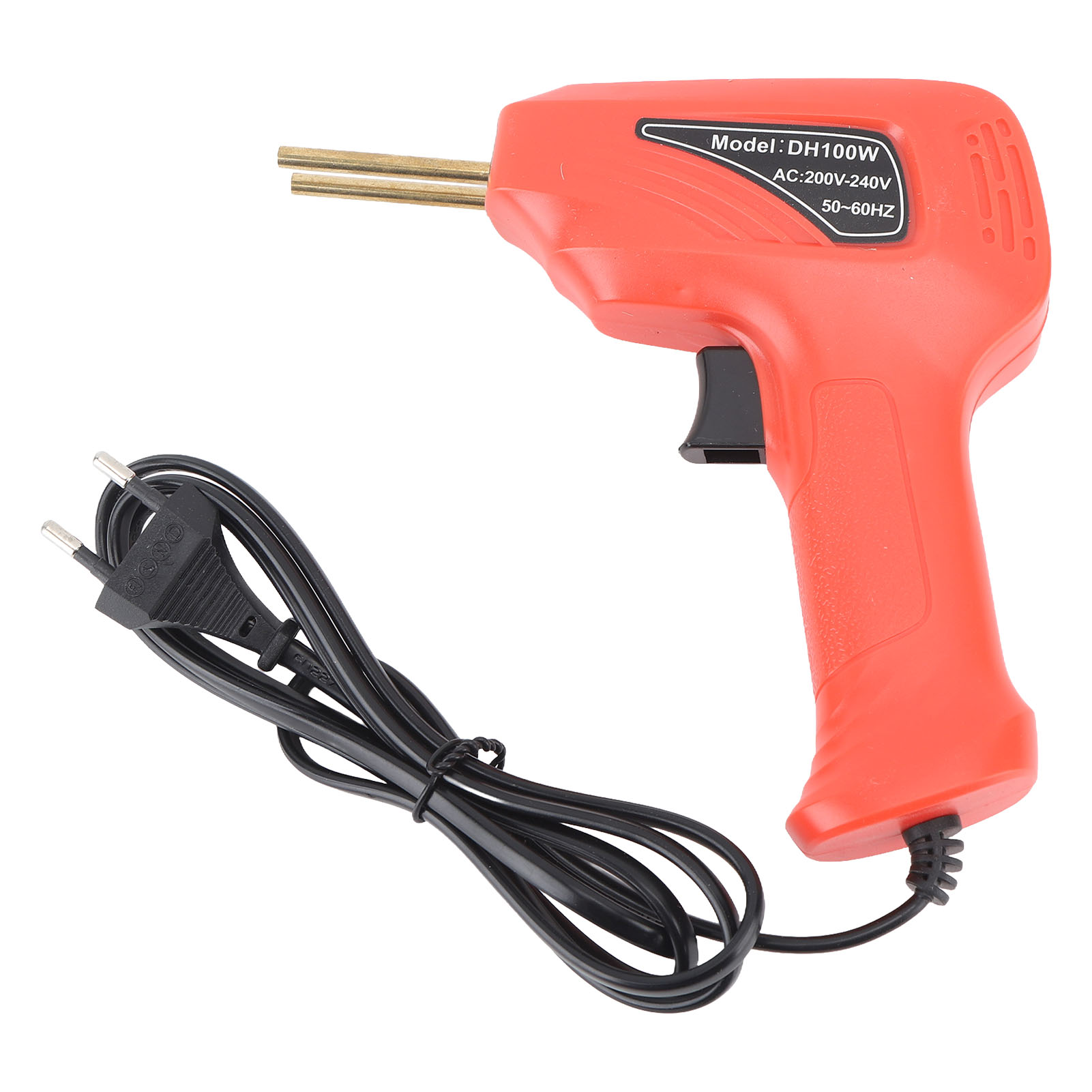 50-w-schweißpistole Mit Led-anzeige, 200–240-v-eu-stecker, Rotes Handschweißgerät Für Alltägliche Kunststoffreparaturen
