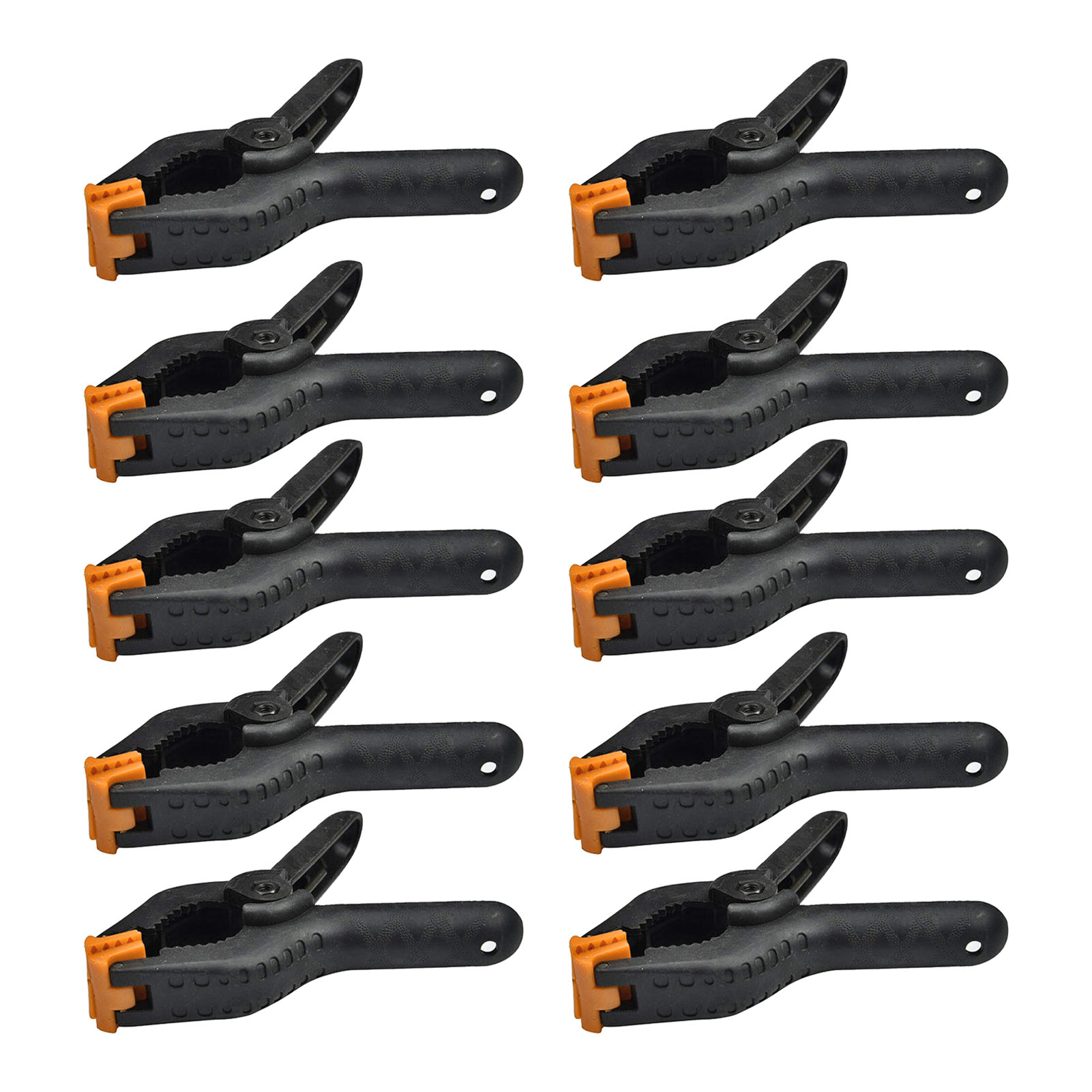 Set Mit 10 Federklemmen, 7,6 Cm, Robust, Ideal Für Heimwerkerarbeiten, Holzbearbeitung Und Fotografie