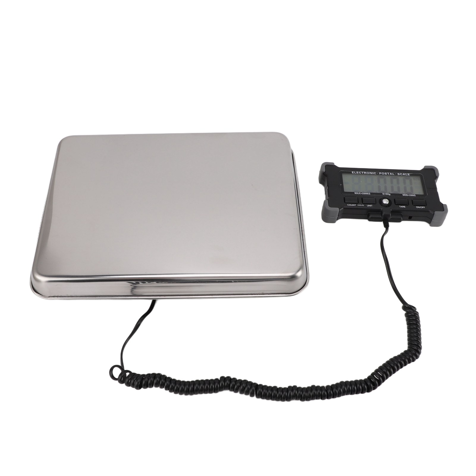 Digitale Paketwaage Aus Edelstahl, Grün Hinterleuchtetes Hd-lcd-display, 120 Kg/10 G Kapazität, Professionelle Präzision