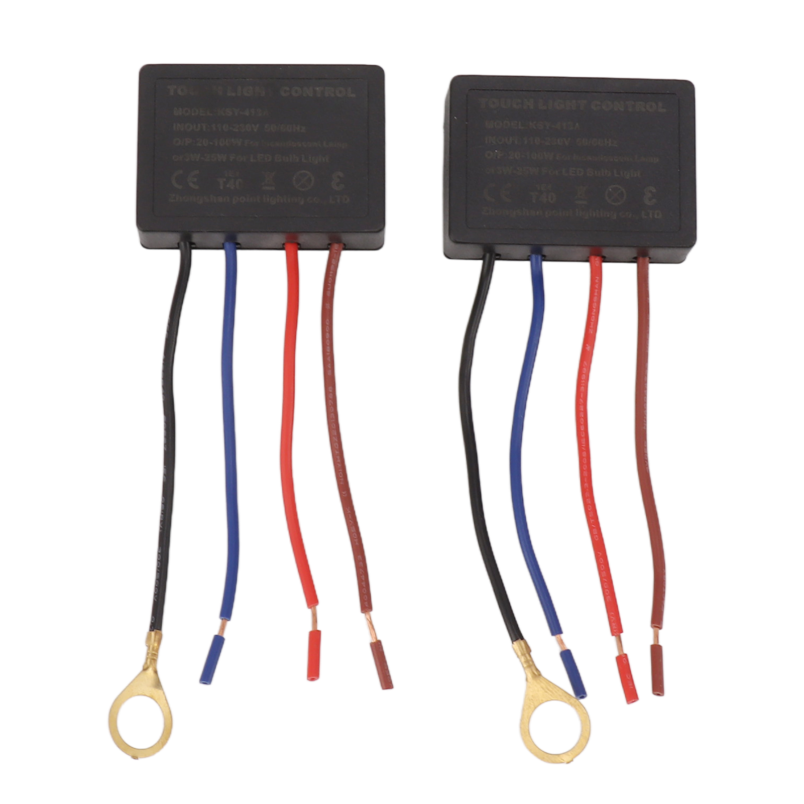 Ksy 413a 3-wege-touch-dimmermodul Für 20–100-w-glühlampen Und 3–25-w-led-lampen, Touch-controller Für Schreibtischlampen, Ersatzteil, 110–230 V Spannung