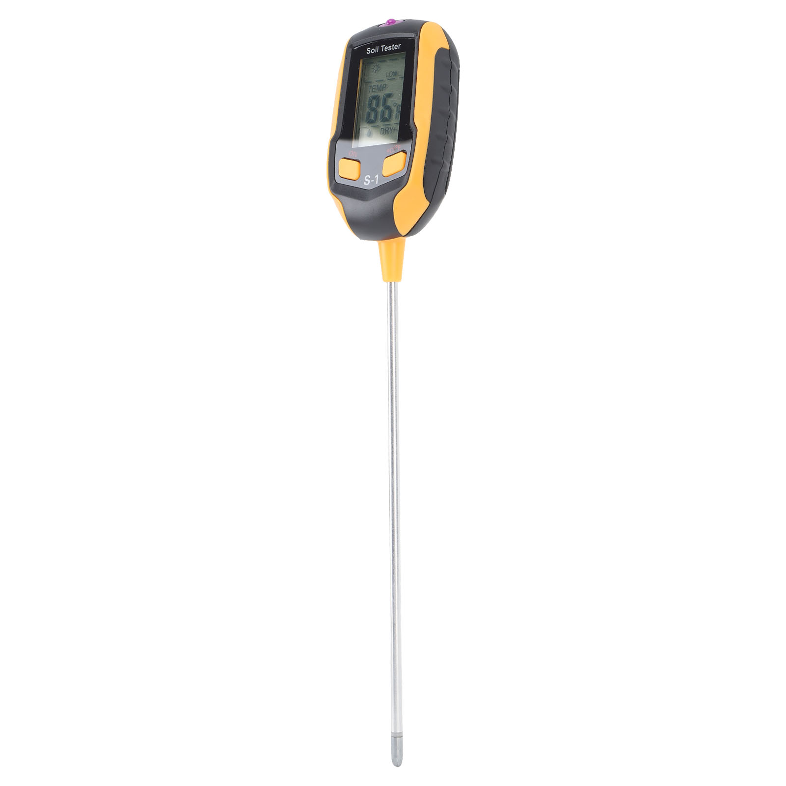 4-in-1 Bodenthermometer, Bodenfeuchtigkeitsmesser, Ph-wert-, Licht- Und Temperaturmesser Für Pflanzen, Garten, Landwirtschaft, Umweltmessgerät