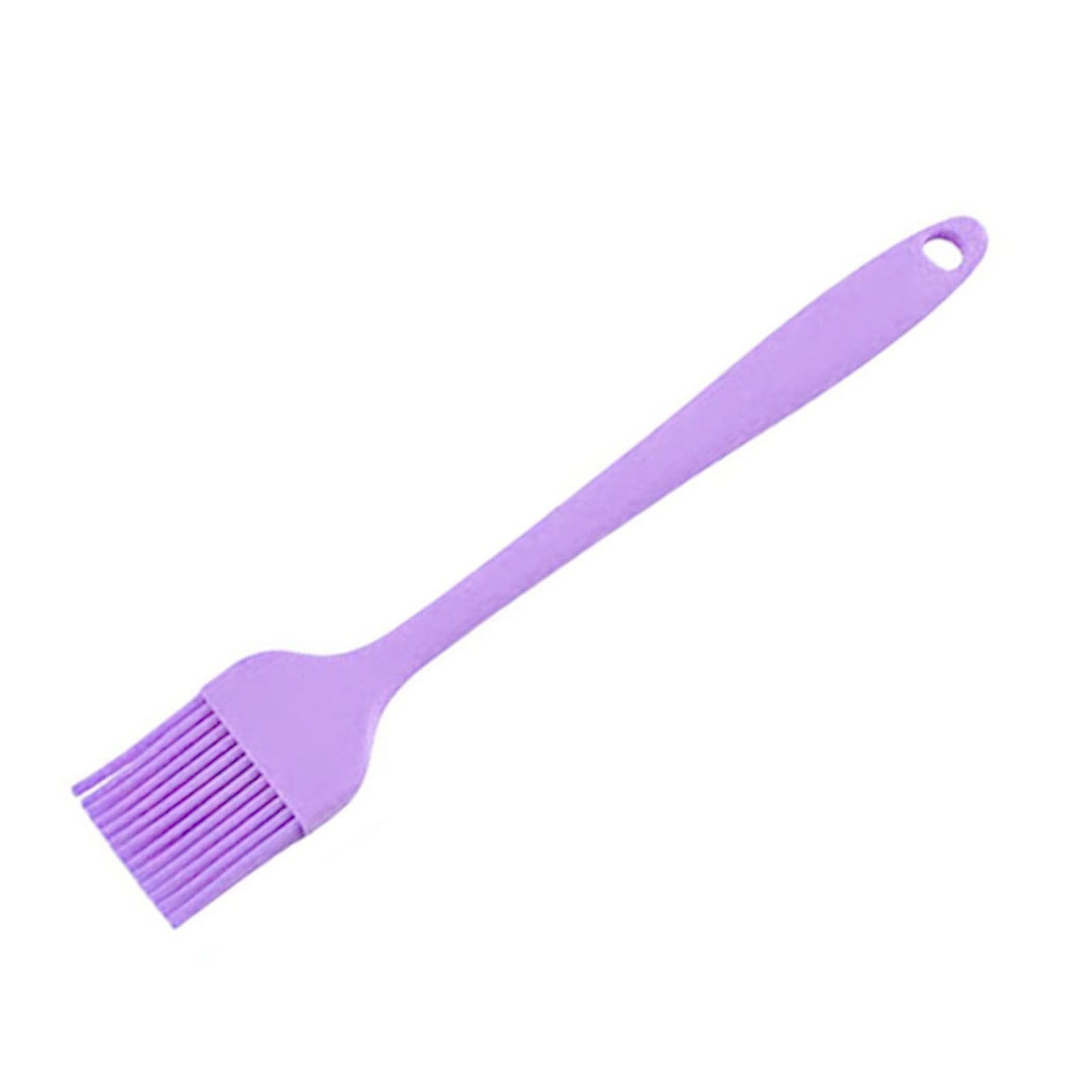Abnehmbarer, Hitzebeständiger Küchenpinsel Aus Lebensmittelechtem Silikon Zum Backen, Grillen, Kochen, Bestreichen Mit Öl, Butter, Soße Und Zum Braten Von Pute, Helllila