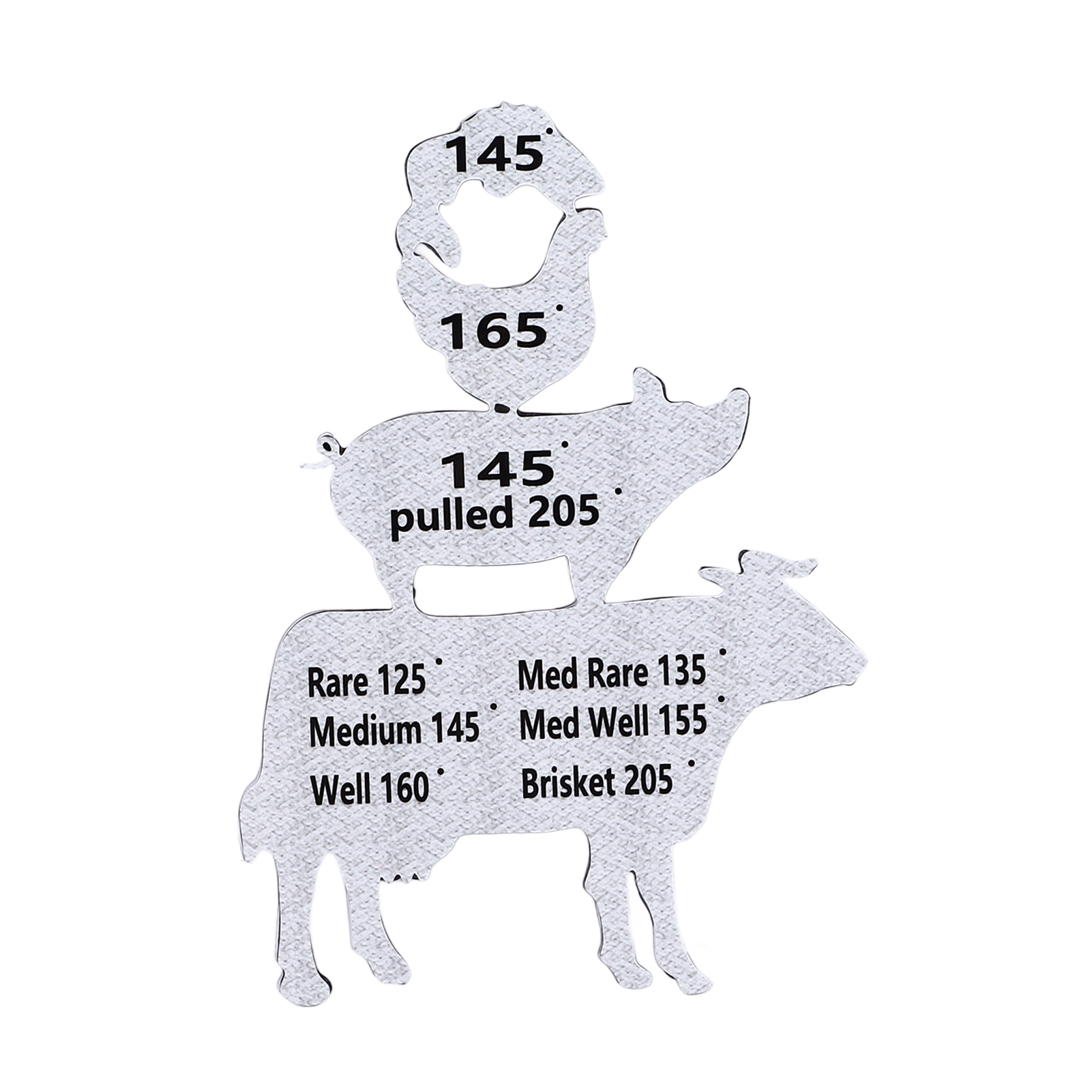 Metallenes Magnetisches Fleischthermometer, Bbq-kochratgeber, Grill- Und Räucherzubehör, Geschenk Für Den Ehemann, Grillparty.