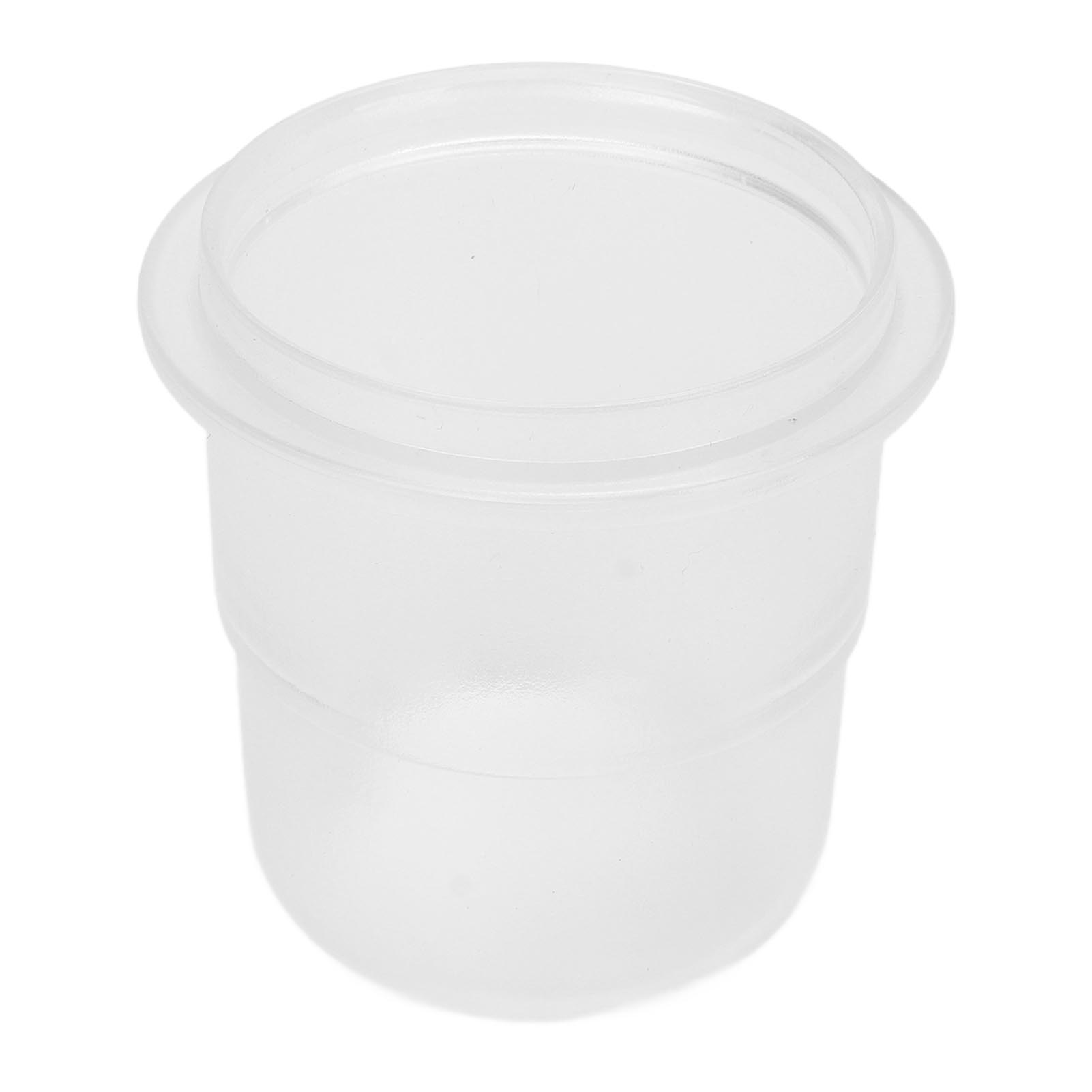 Auslaufsicherer Messbecher Aus Kunststoff Für Kaffeemaschinen, Für Den Privaten Und Professionellen Gebrauch, 58 Mm, Mattiert Transparent, Langlebig Und Präzise.